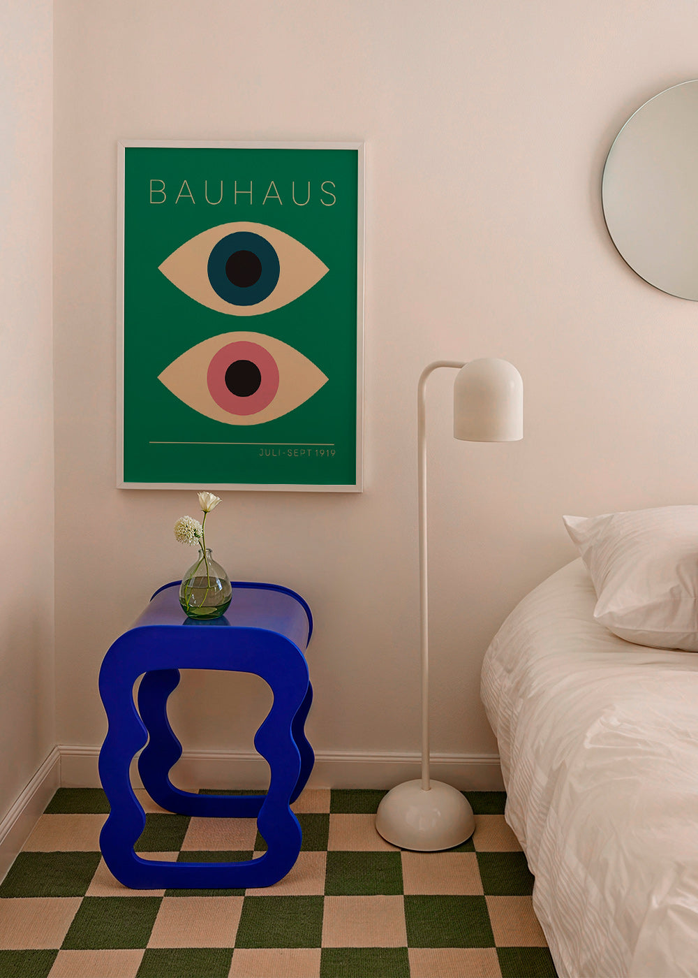 Geometrický obraz Bauhaus dvojitá oka