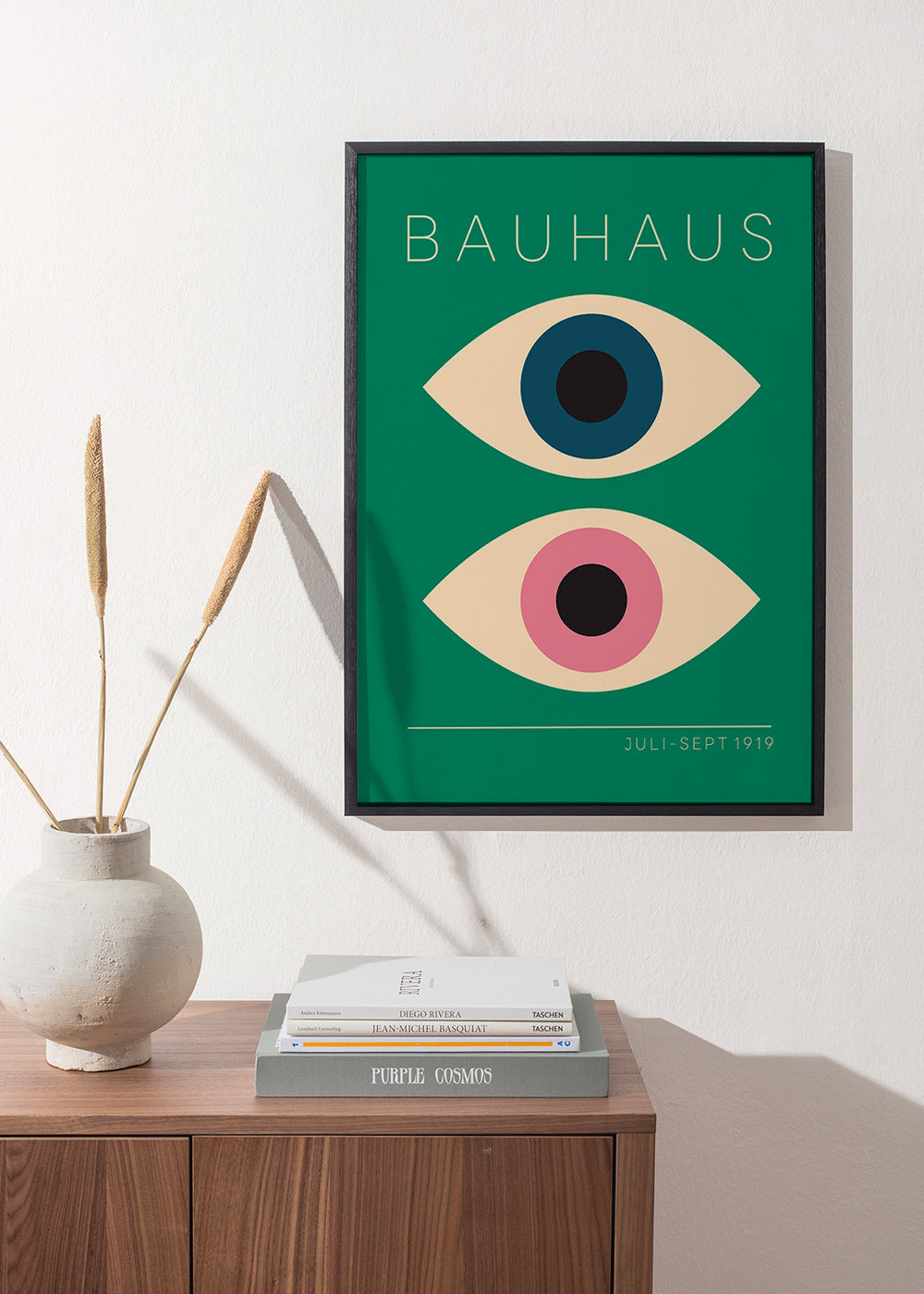 Geometrický obraz Bauhaus dvojitá oka