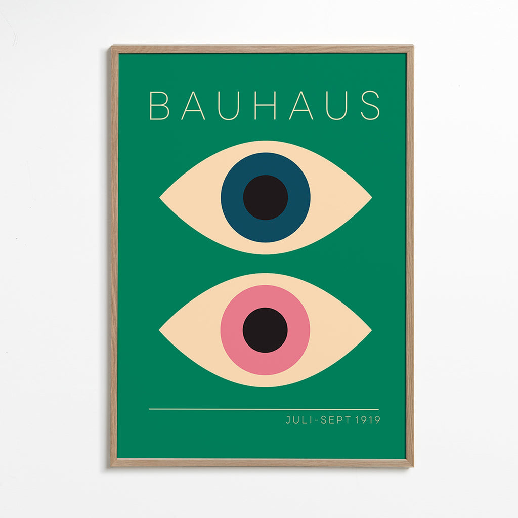 Geometrický obraz Bauhaus dvojitá oka