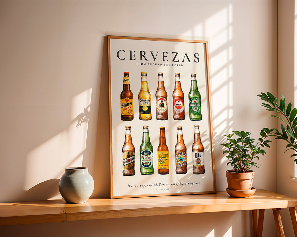 Obraz do kuchyně — Klasické pivní lahve