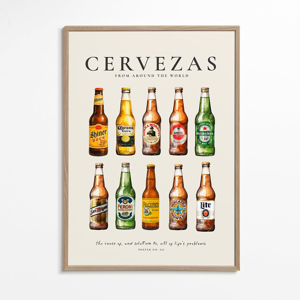 Obraz do kuchyně — Klasické pivní lahve