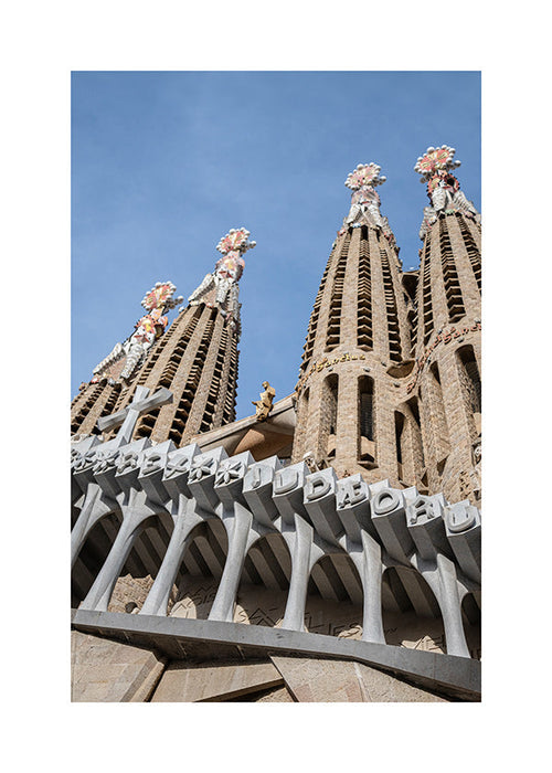 Obraz do kuchyně Fasáda Sagrada Família na výšku