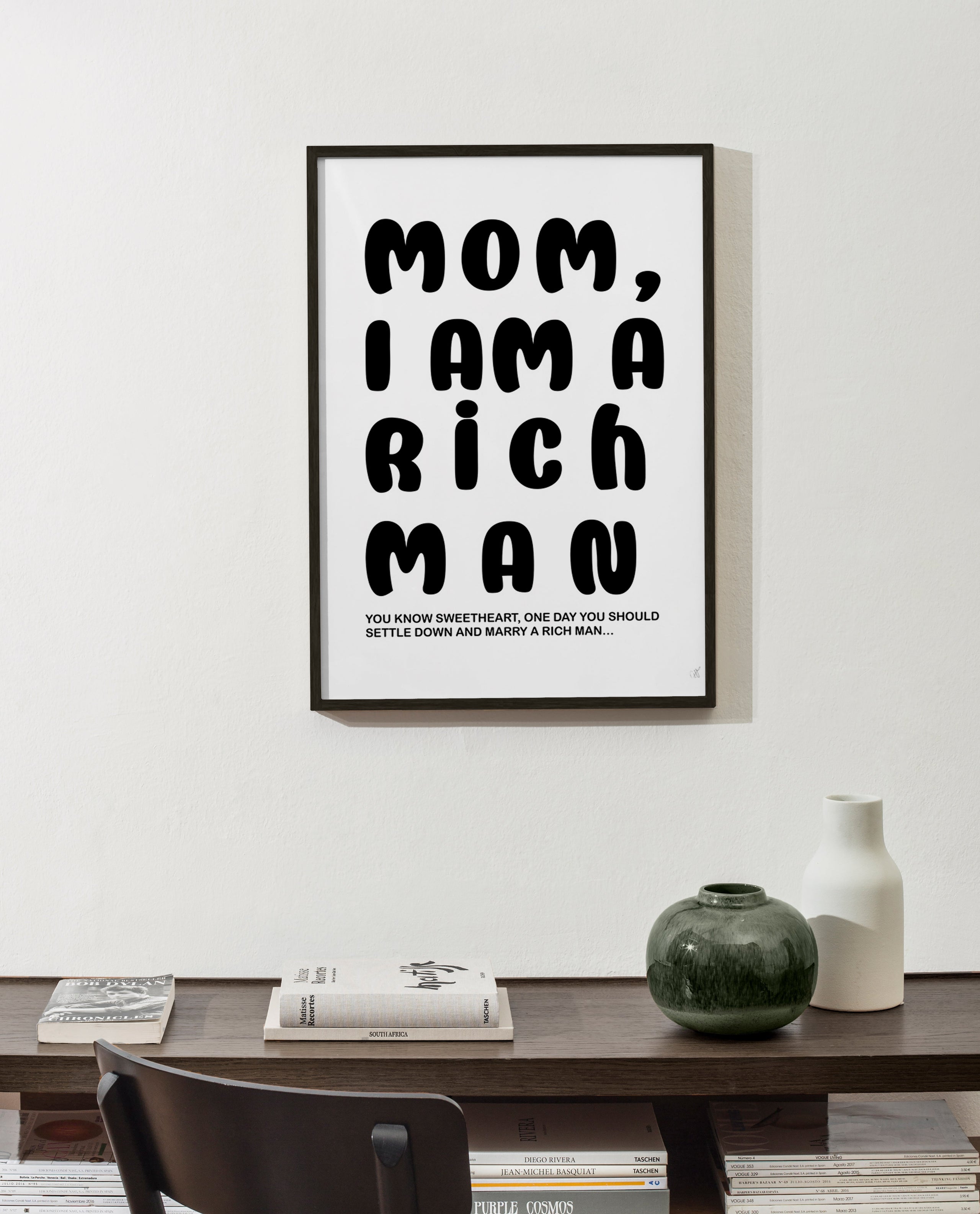 Typografická ilustrace se vtipnou větou – Product1