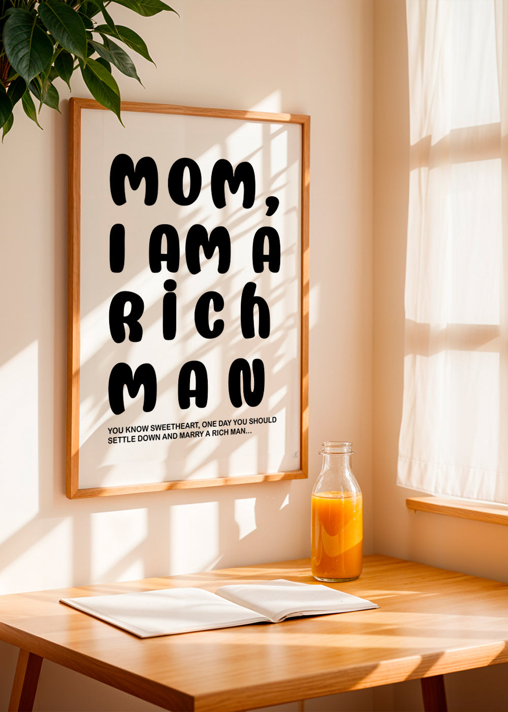 Typografická ilustrace se vtipnou větou – Product2