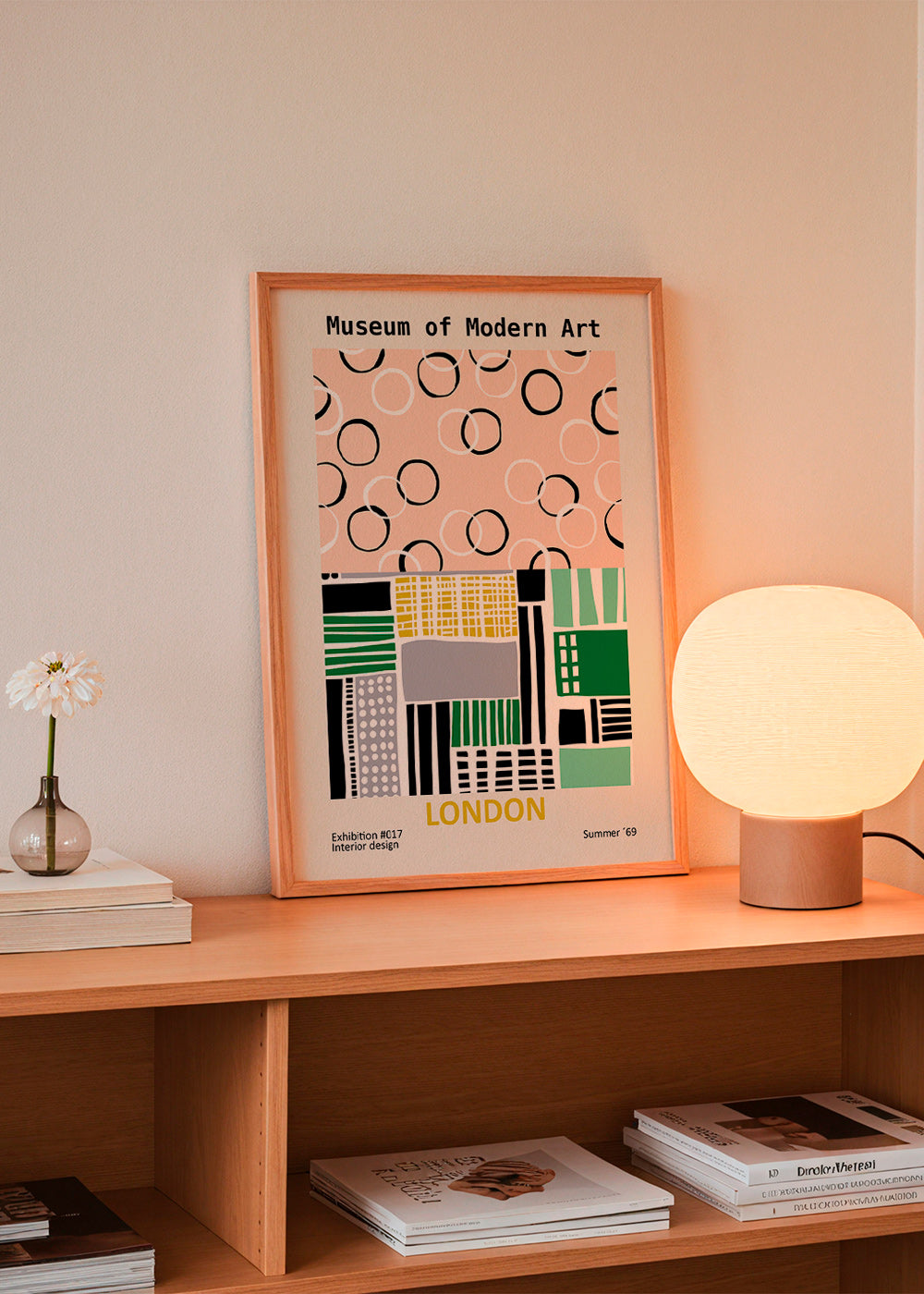 Cestovní plakát s typografickým motivem Londýn – Product1