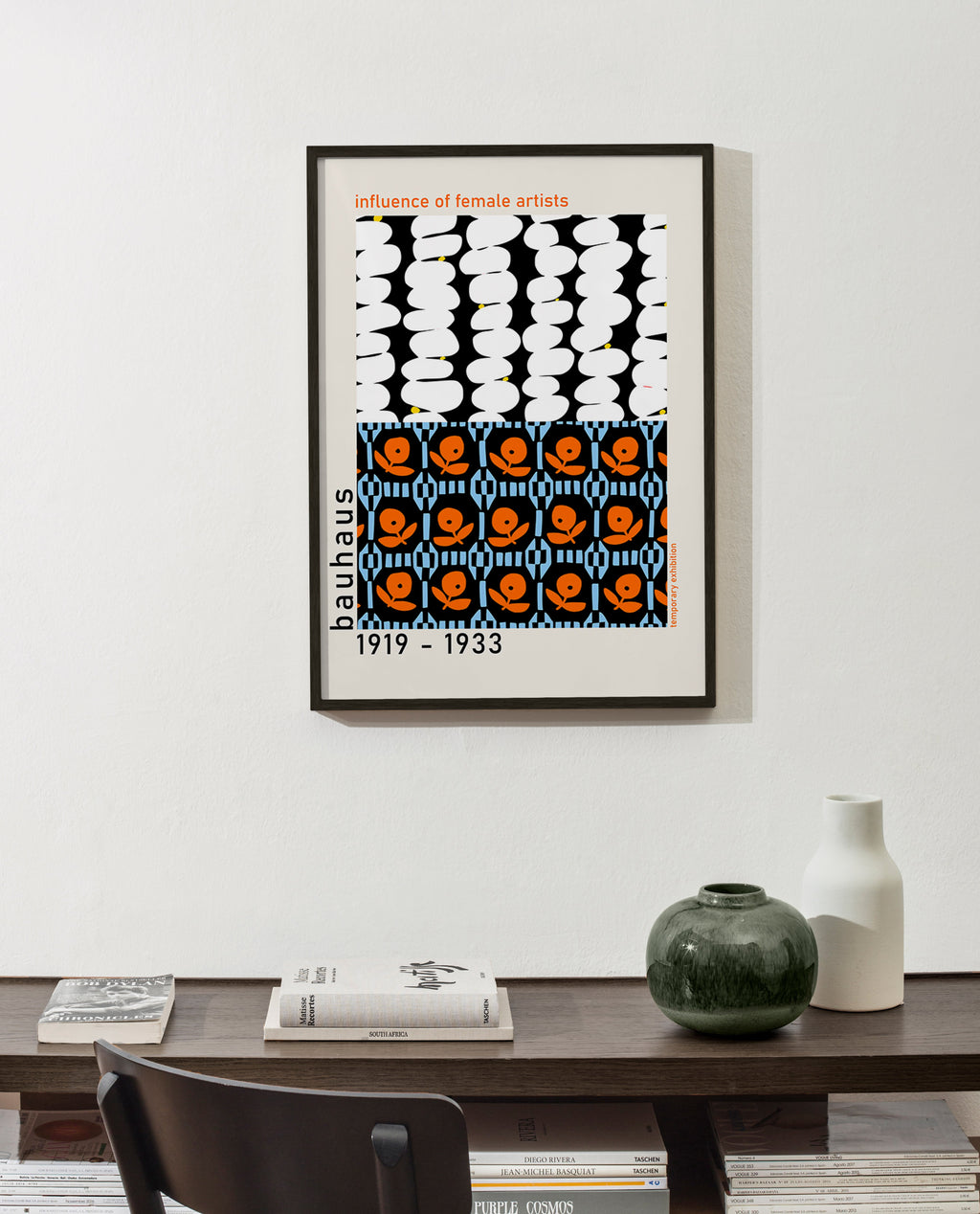 Vintage plakát Bauhaus s geometrickými motivy – Product2