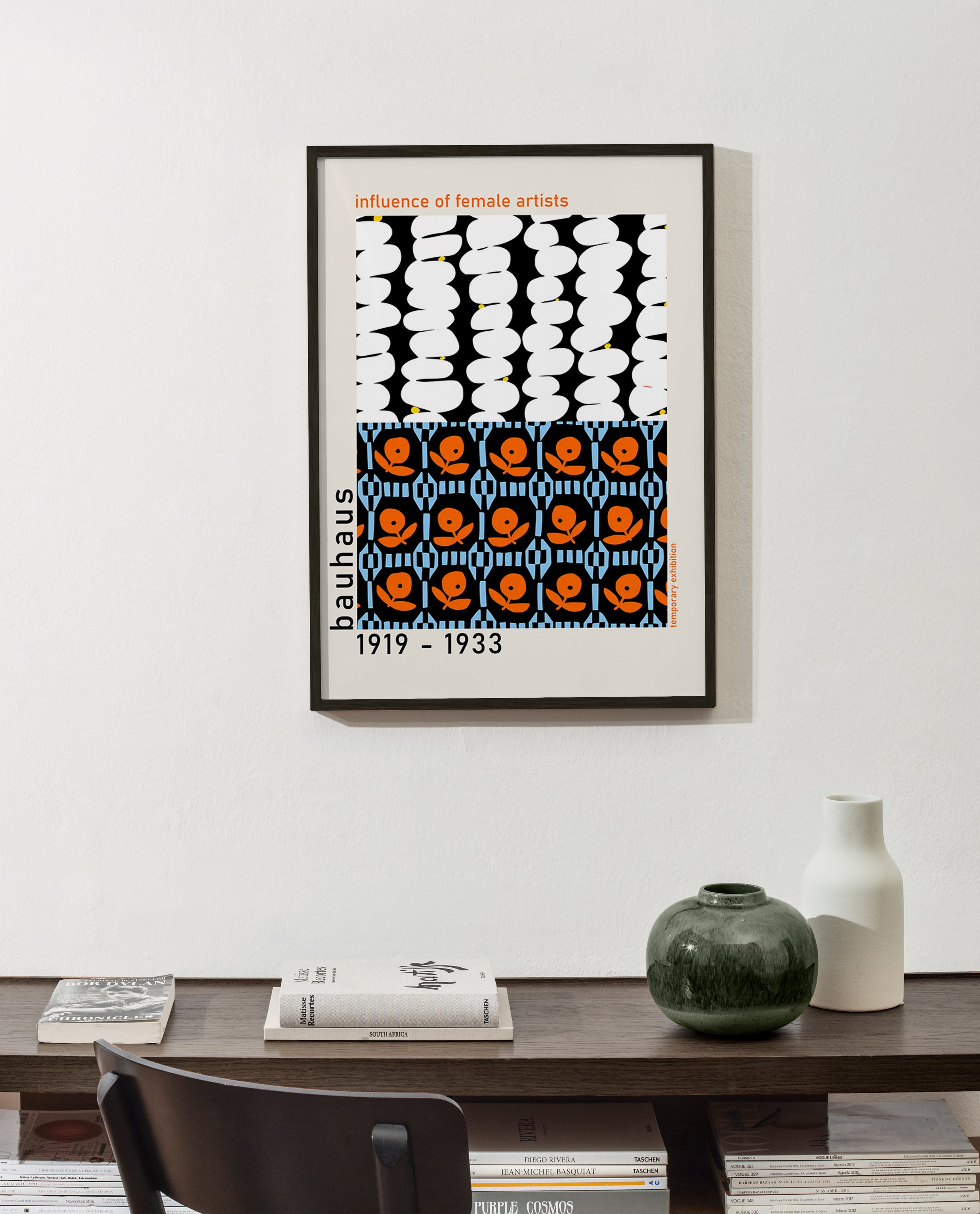 Vintage plakát Bauhaus s geometrickými motivy – Product2
