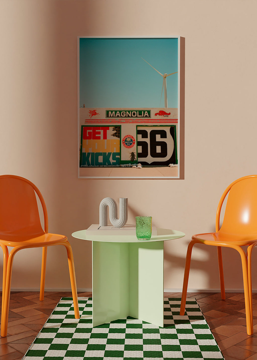 Obraz do kuchyně Route 66 nástěnná fotografie – Product2