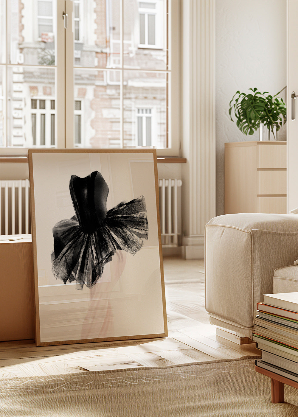 Fotografie baletky v černém tutu – Product2