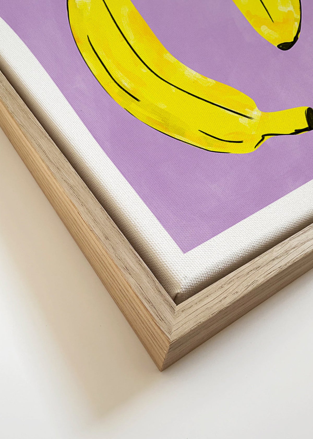 Obraz do kuchyně s žlutými banány – Canvas detail