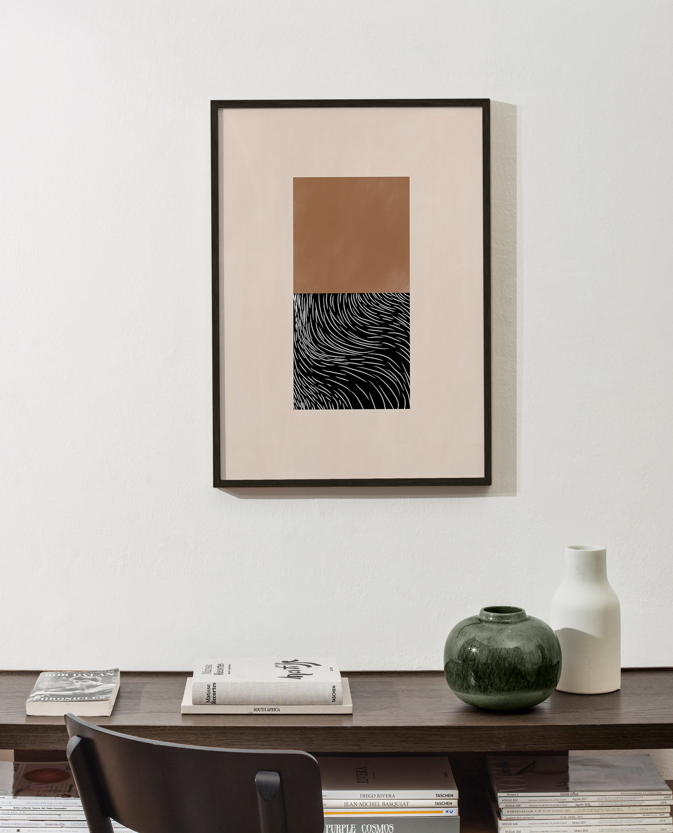 Geometrický obraz se dvěma strukturovanými bloky – Product3