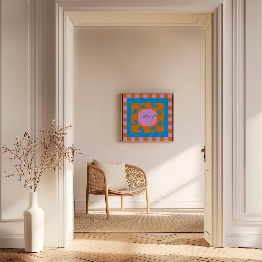 Hrací sluneční ilustrace – Canvas2