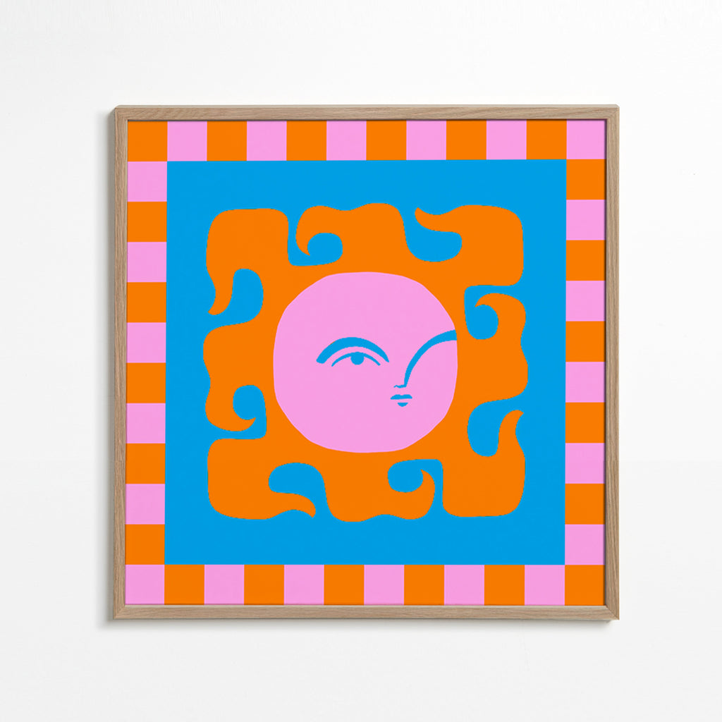 Hrací sluneční ilustrace – Oak Frame