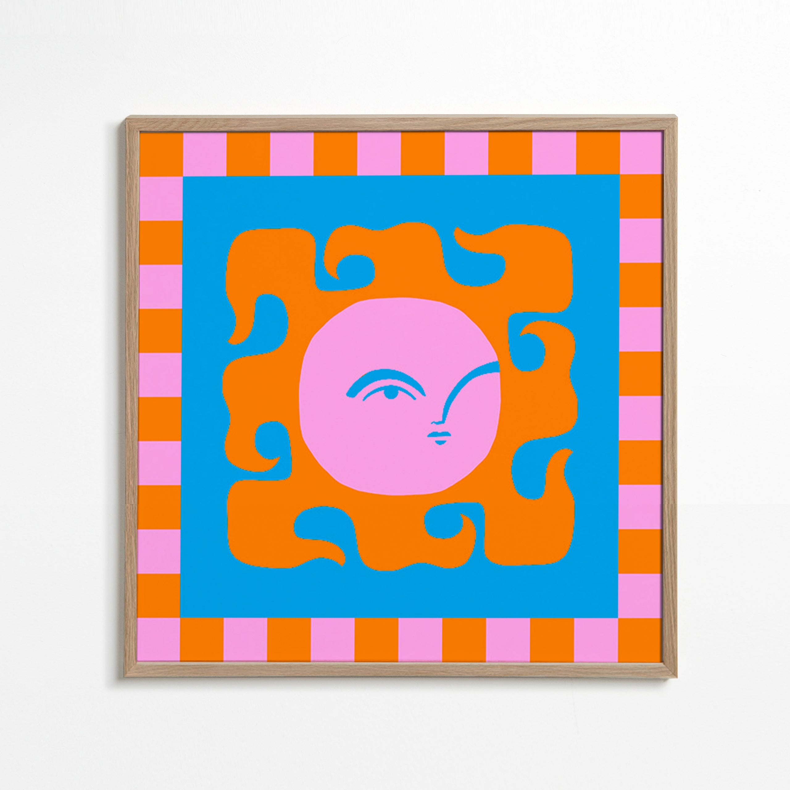 Hrací sluneční ilustrace – Oak Frame