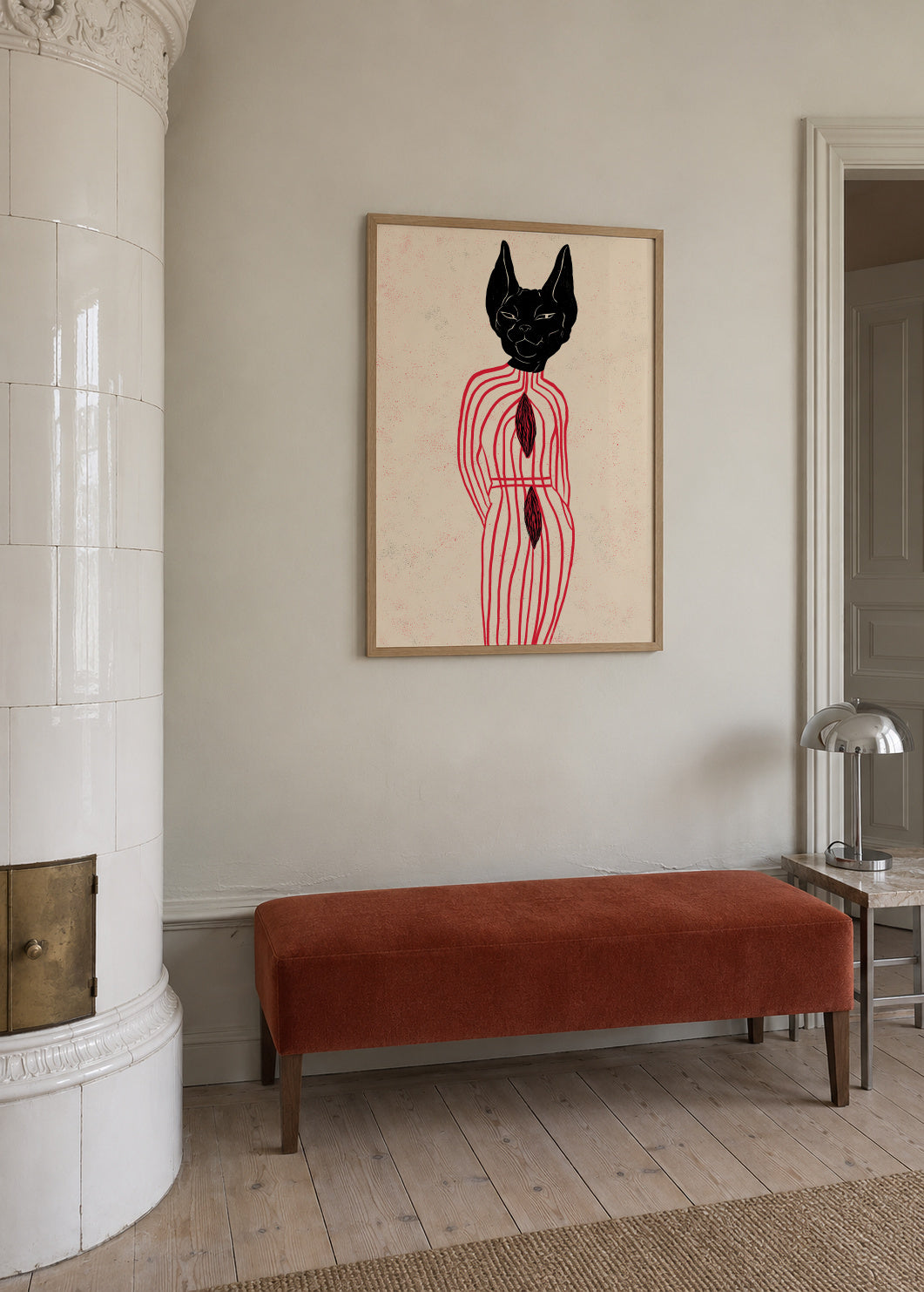 CANNIBAL II - Framed poster in an interior