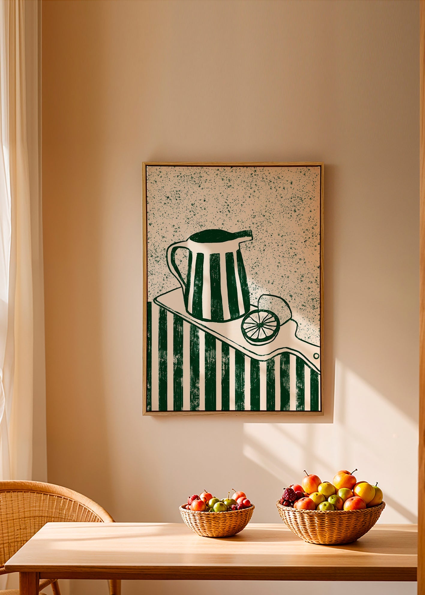 Obraz do kuchyně s džbánem a citronem – Canvas1