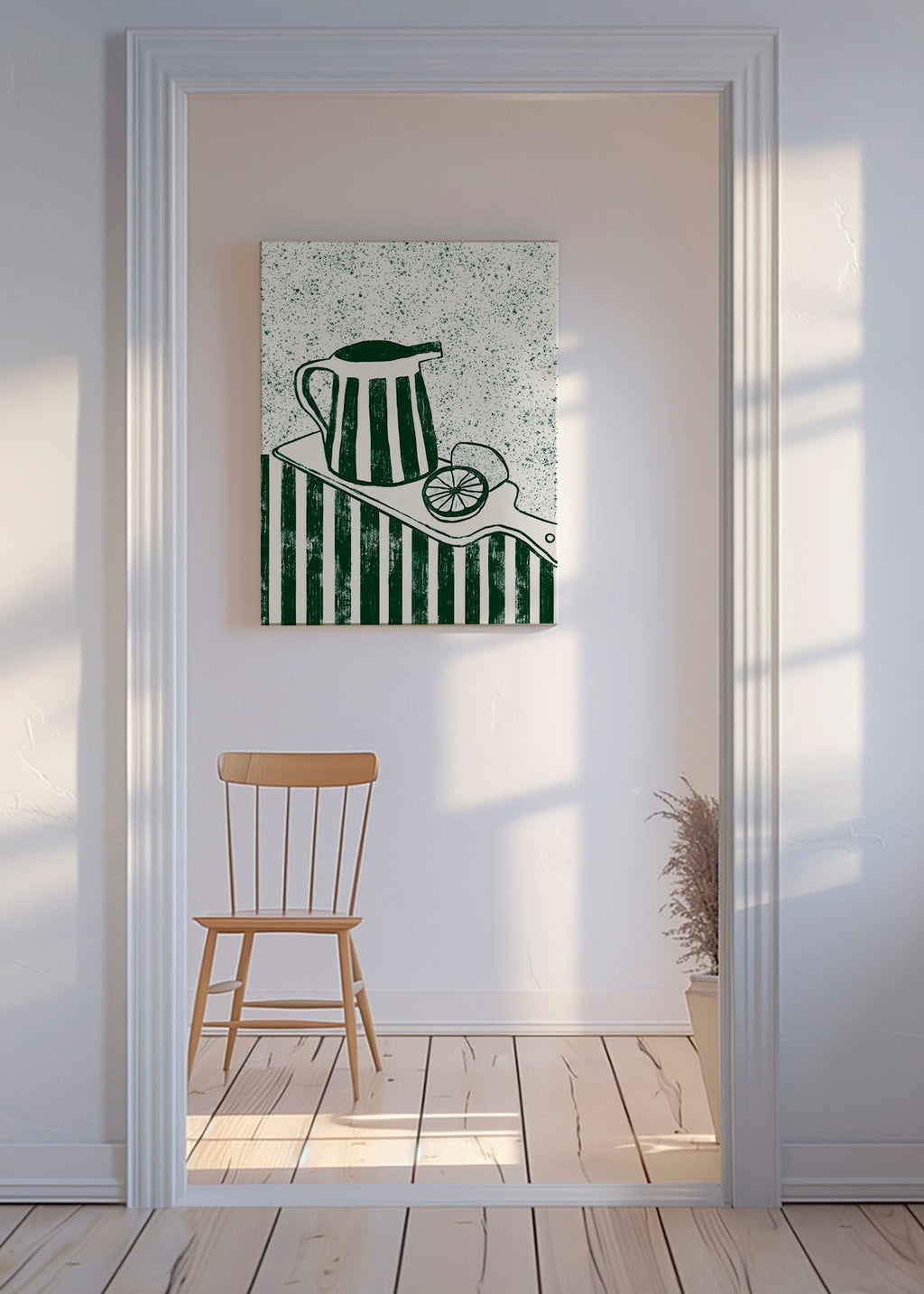 Obraz do kuchyně s džbánem a citronem – Canvas