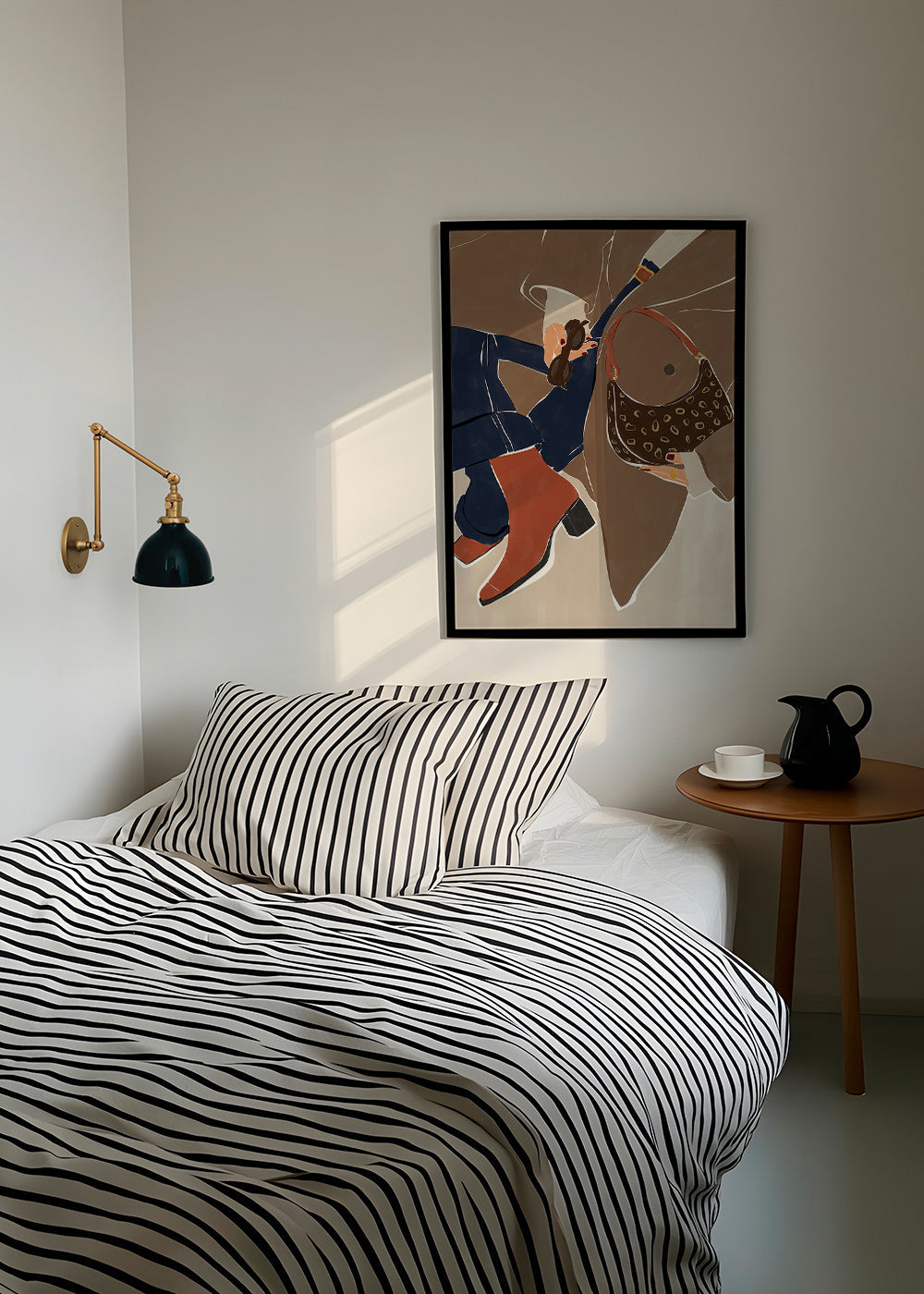 Ilustrace módy s kabelkou a botami – Product2