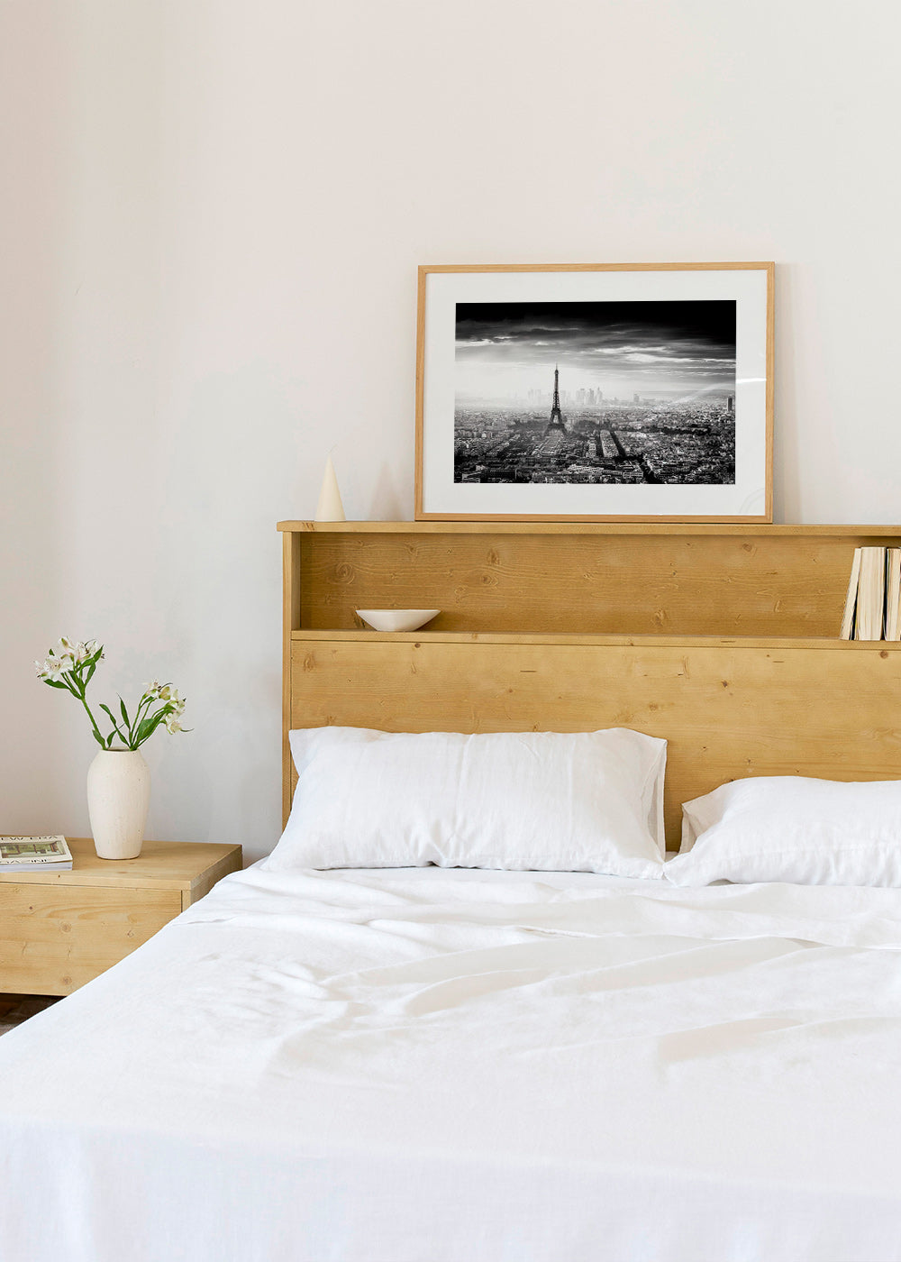 Obraz do kuchyně: Paříž a Eiffelova věž černobíle – Product2