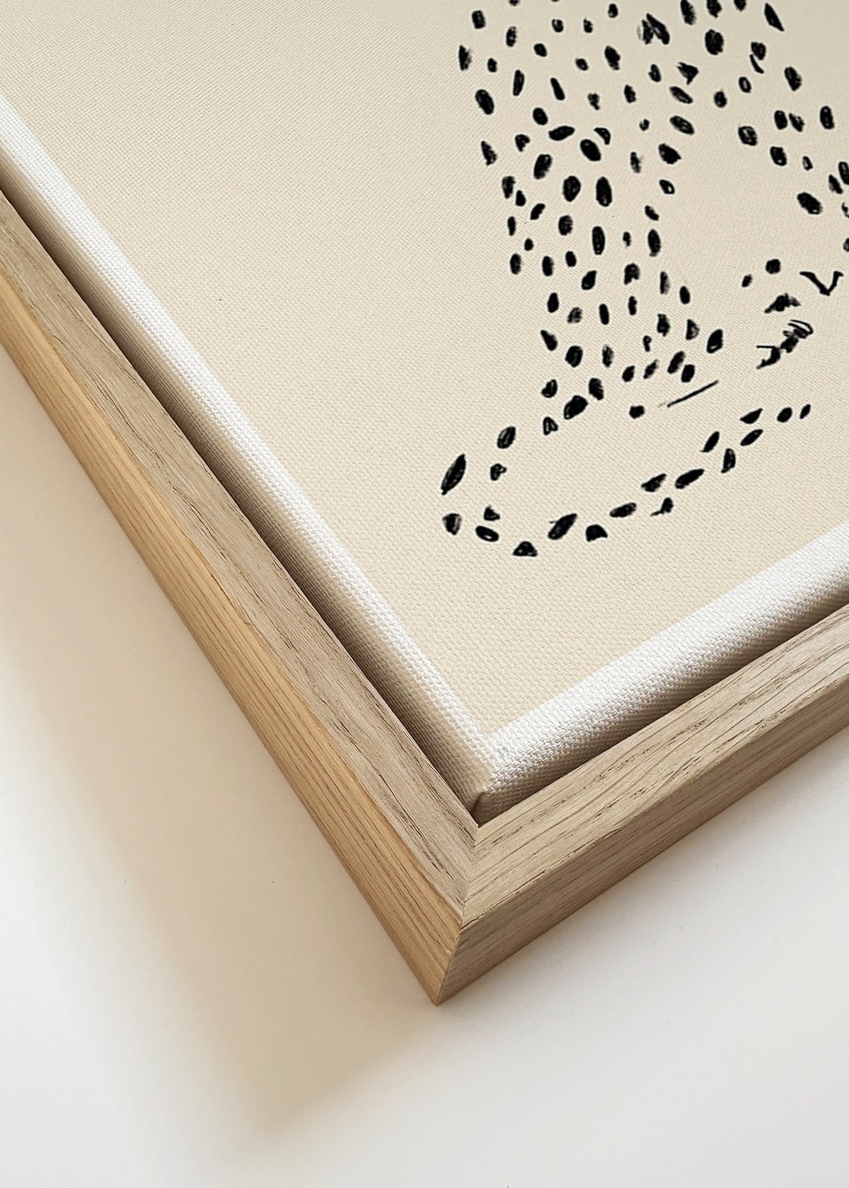 Minimalistický gepard – Canvas detail