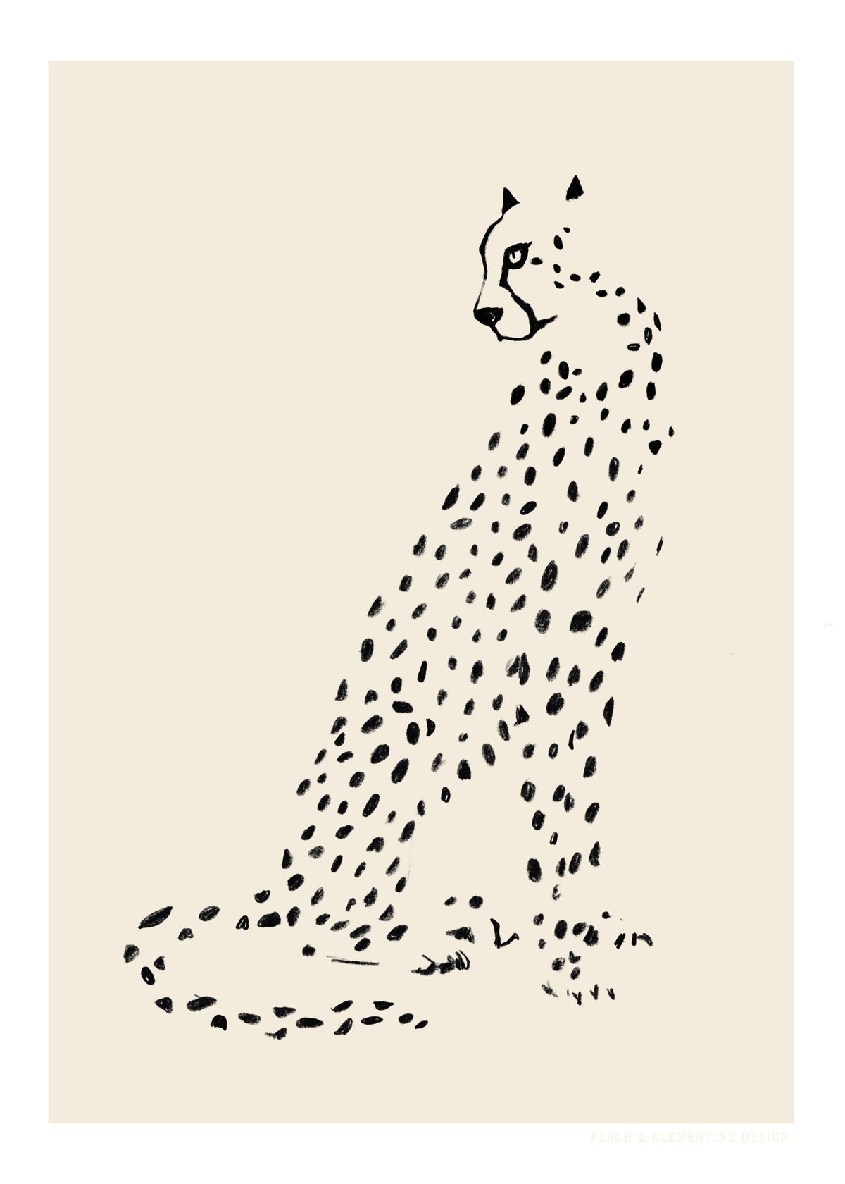 Pandc Leopard - Unframed art print