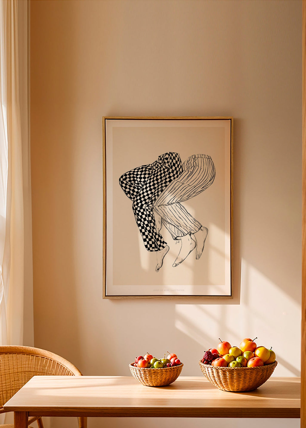 Ilustrace propletených nohou – Canvas1