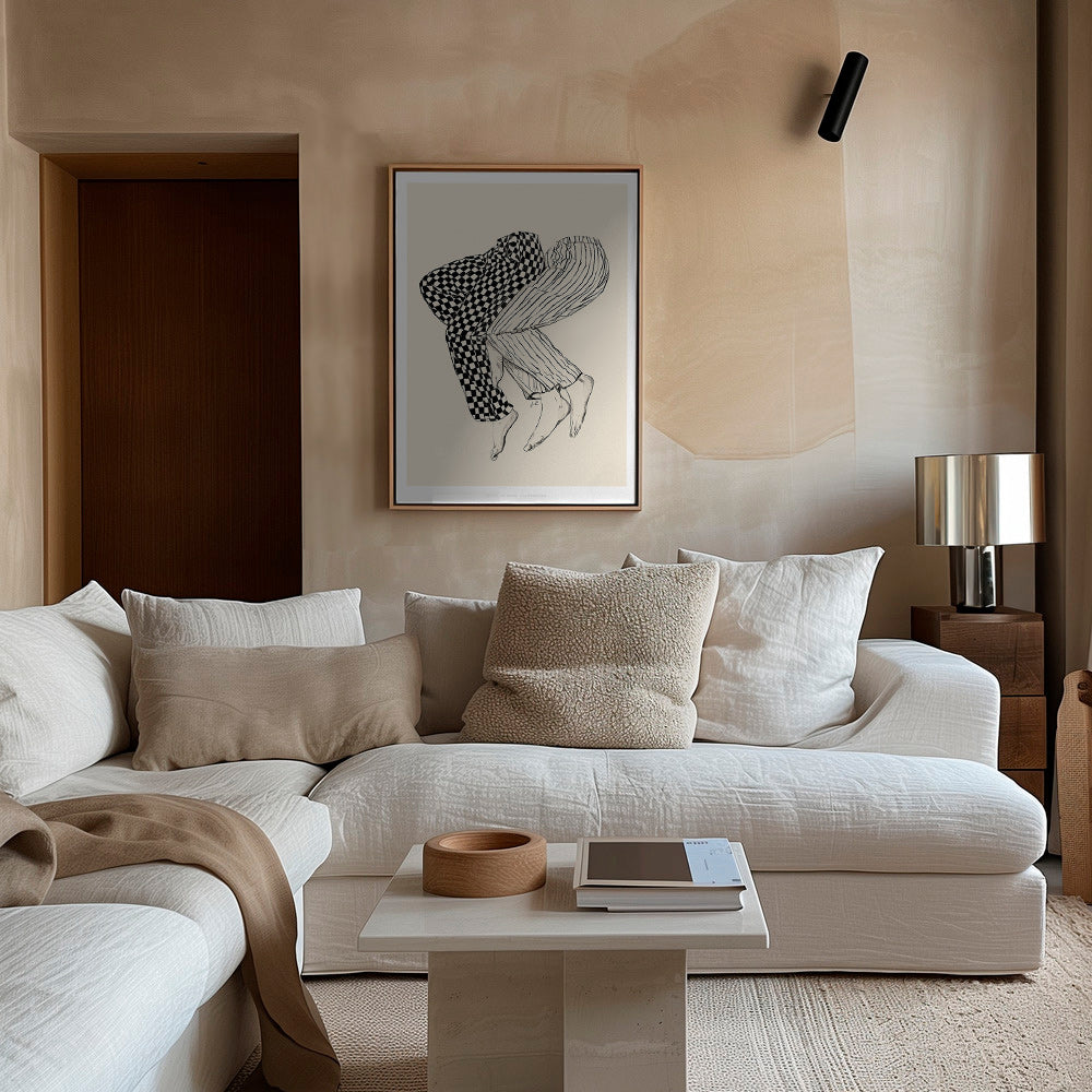 Ilustrace propletených nohou – Canvas2