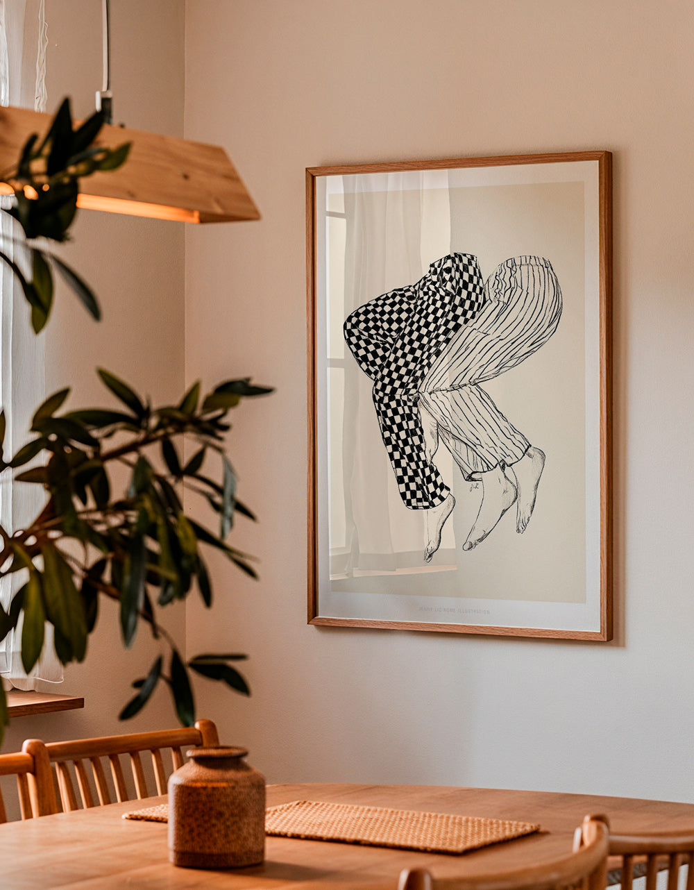 Ilustrace propletených nohou – Product2