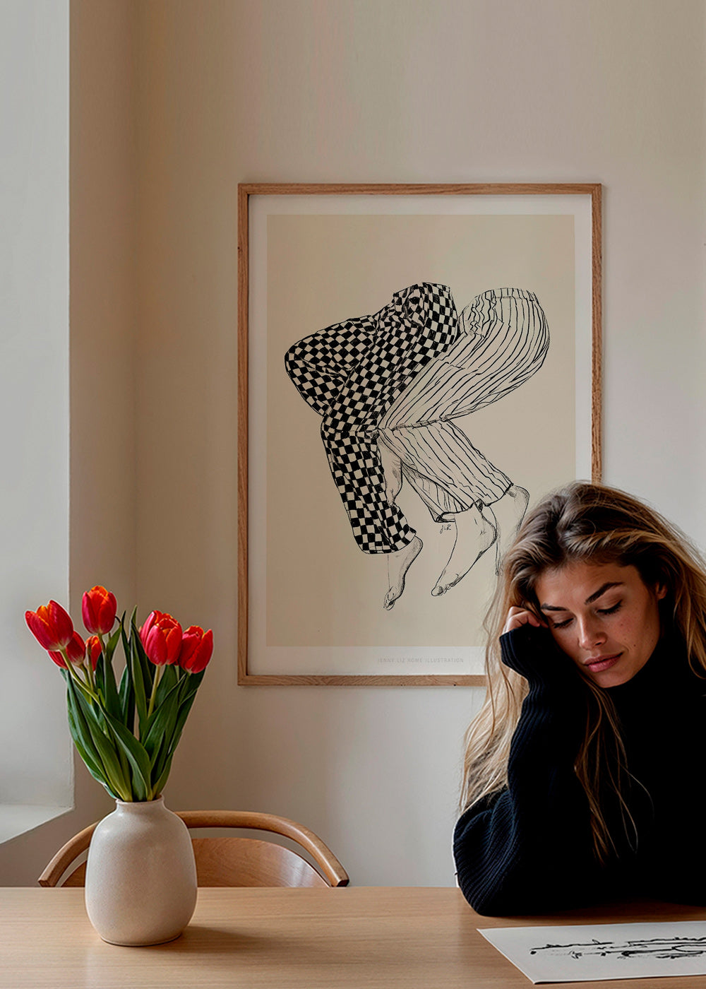 Ilustrace propletených nohou – Product3