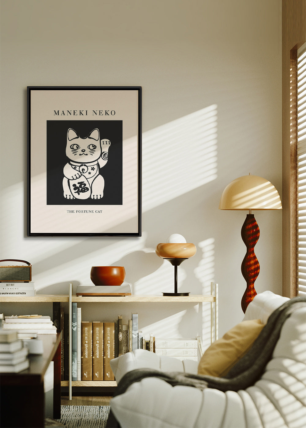 Ilustrace Maneki Neko – Canvas2