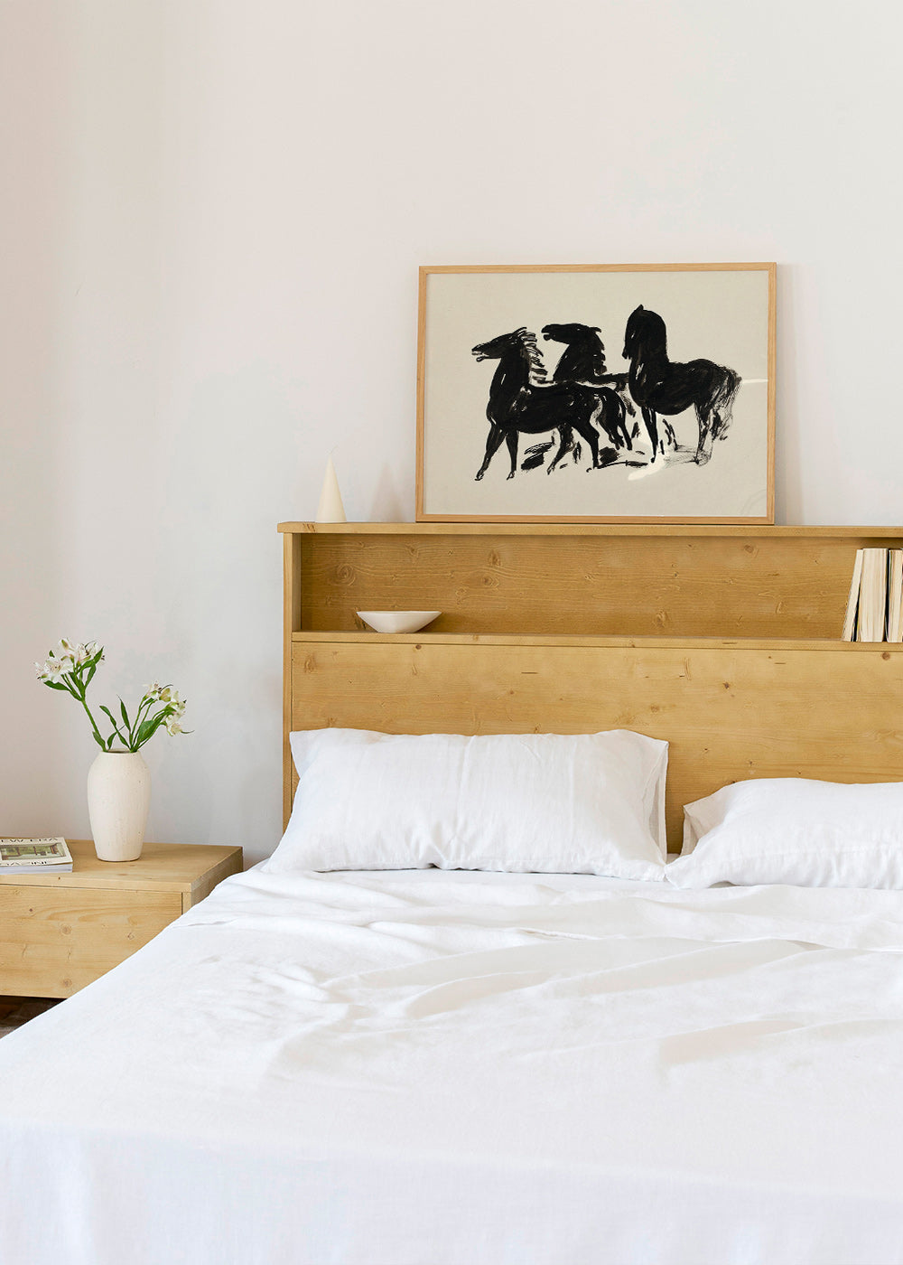 Tři koně: gestická kresba inkoustem – Product2