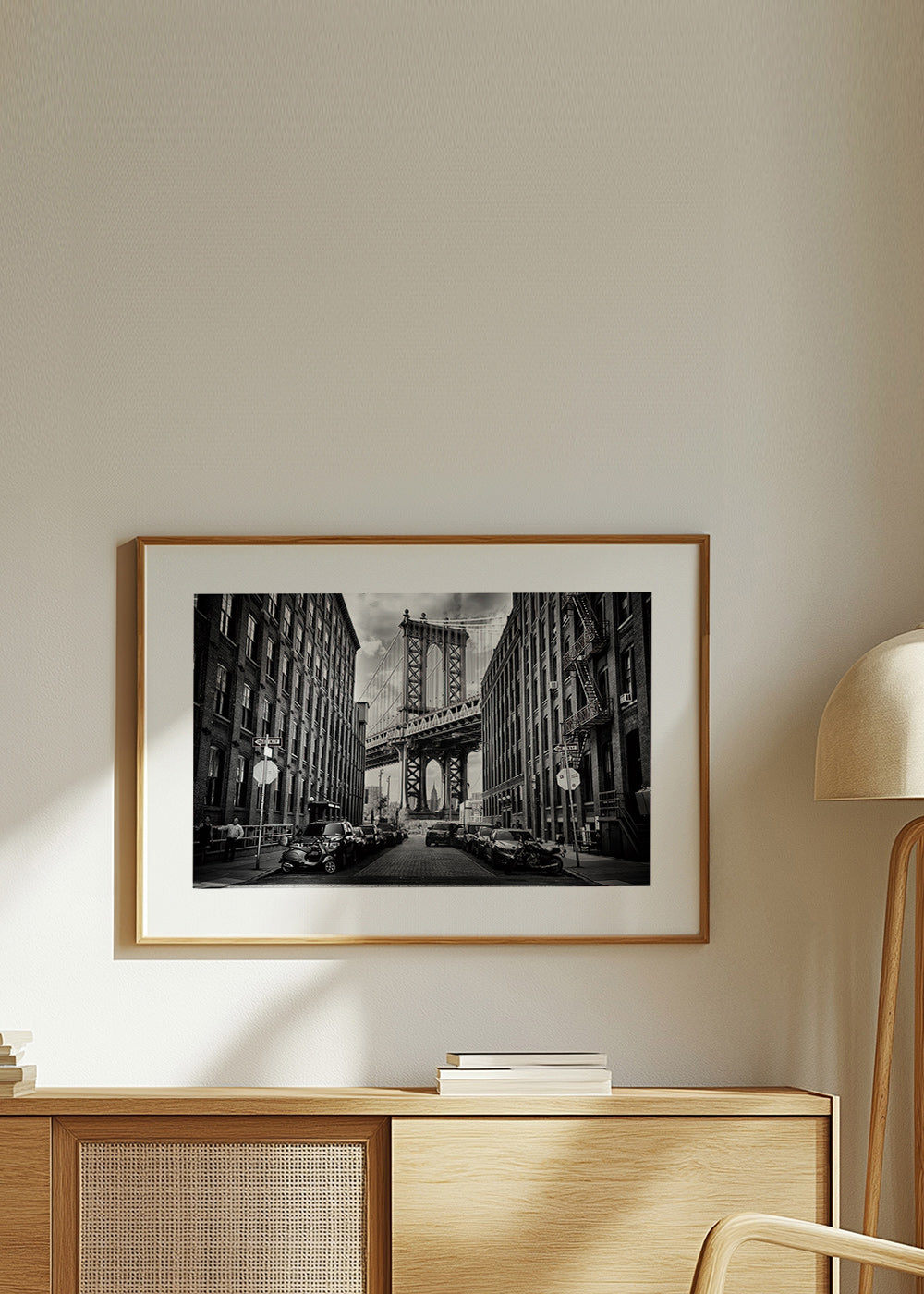 Obraz do kuchyně: Manhattanův most černobílý – Product1