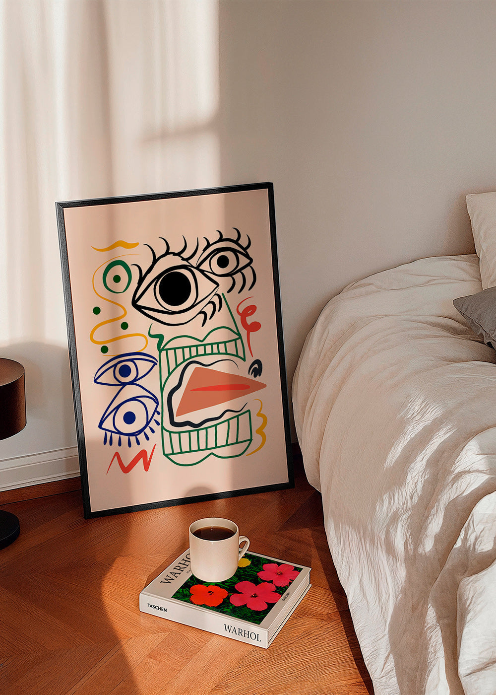 Lineární ilustrace s výraznýma očima – Product3