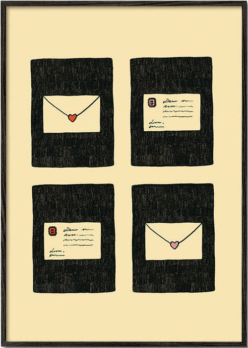 Ilustrace milostných dopisů ve čtyřech – Black Frame