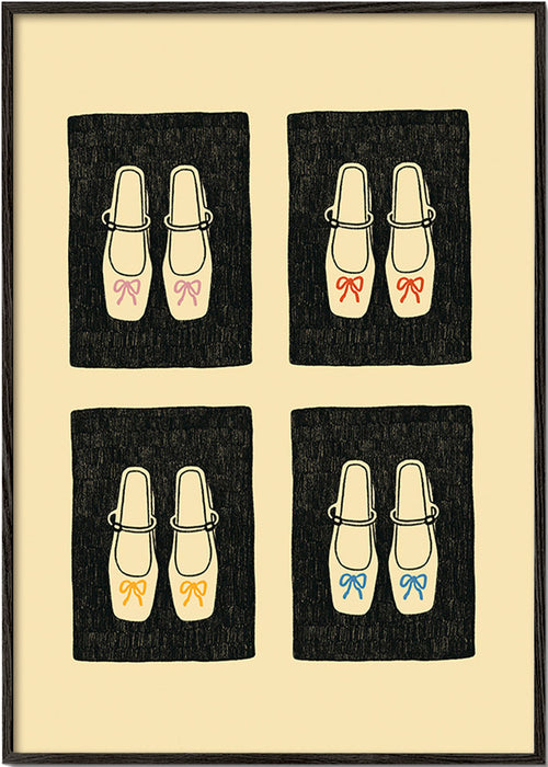 Ilustrace bot s mašlemi – Black Frame
