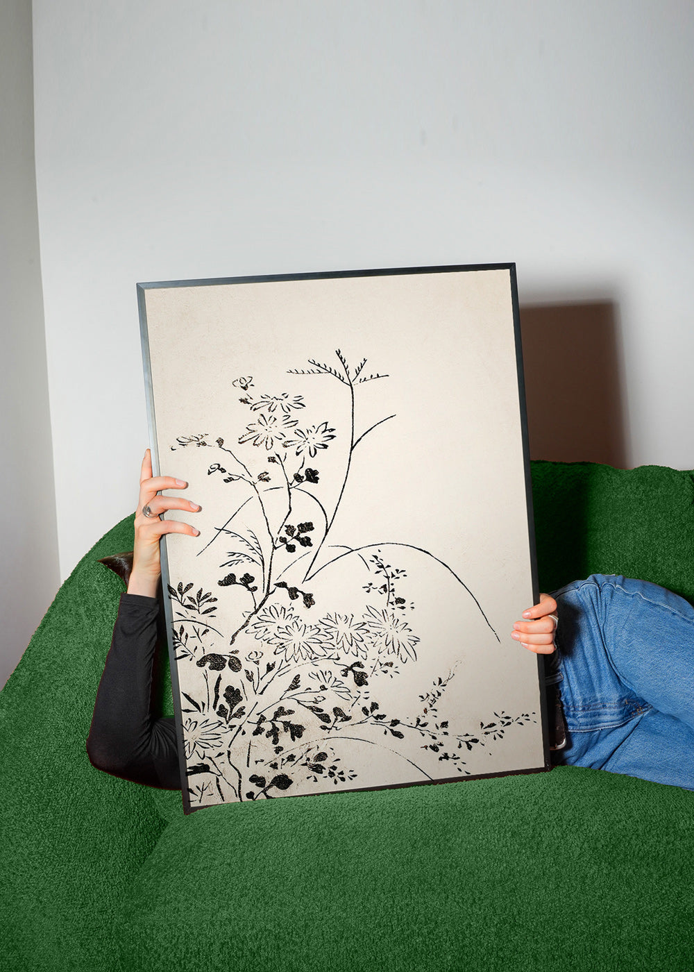 Botanický tisk inkoustem v japonském minimalismu – Product2