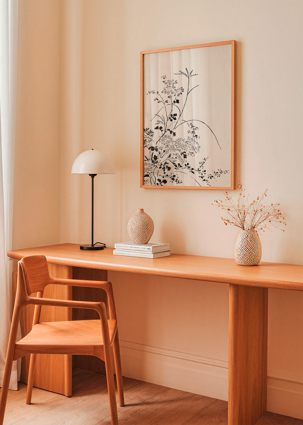 Botanický tisk inkoustem v japonském minimalismu – Product3