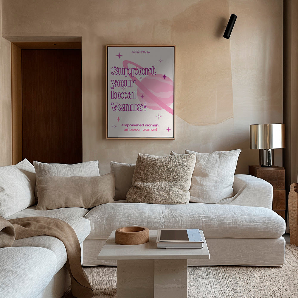 Typografická ilustrace Venuše – Canvas2