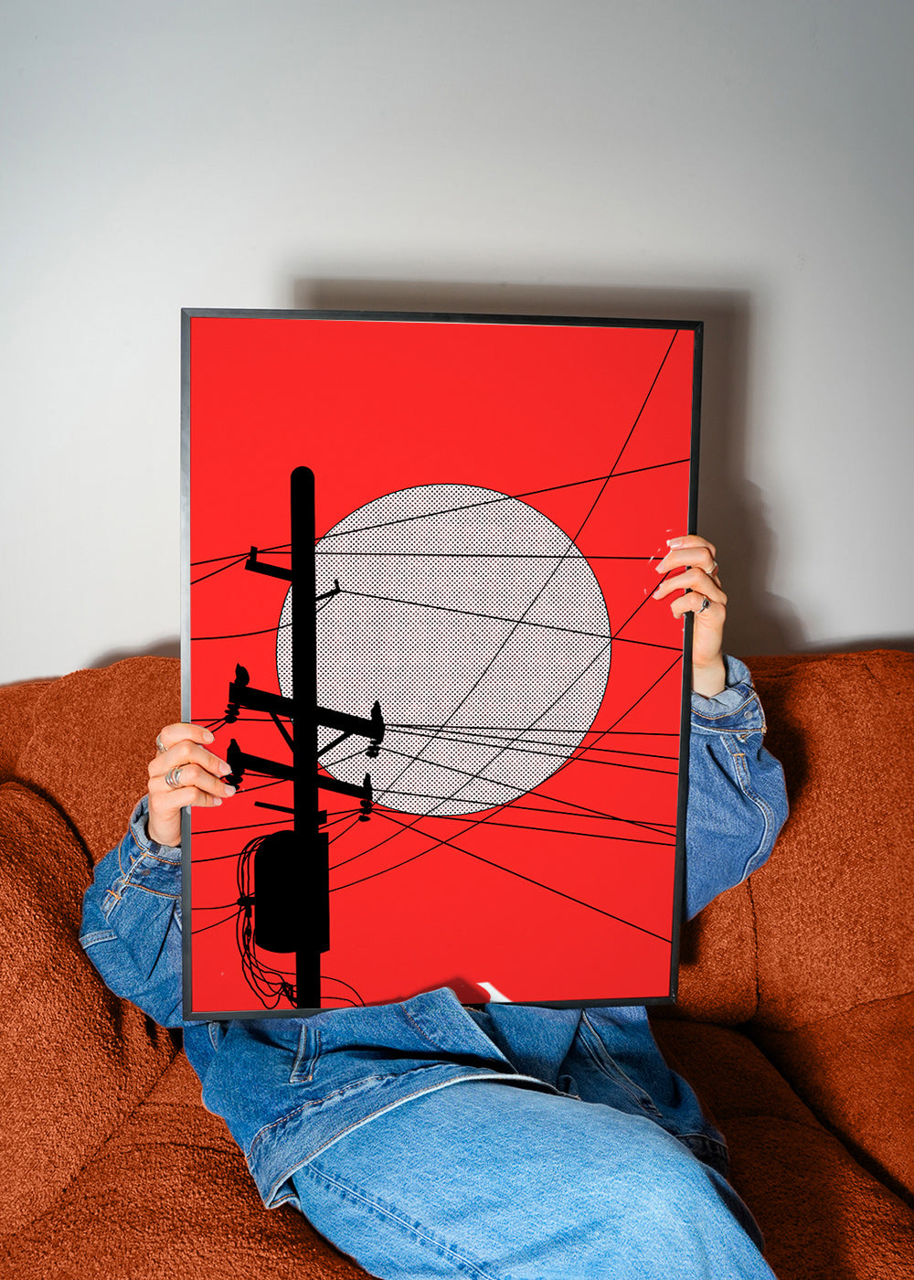 Ilustrace japonského slunce a kabelů – Product2