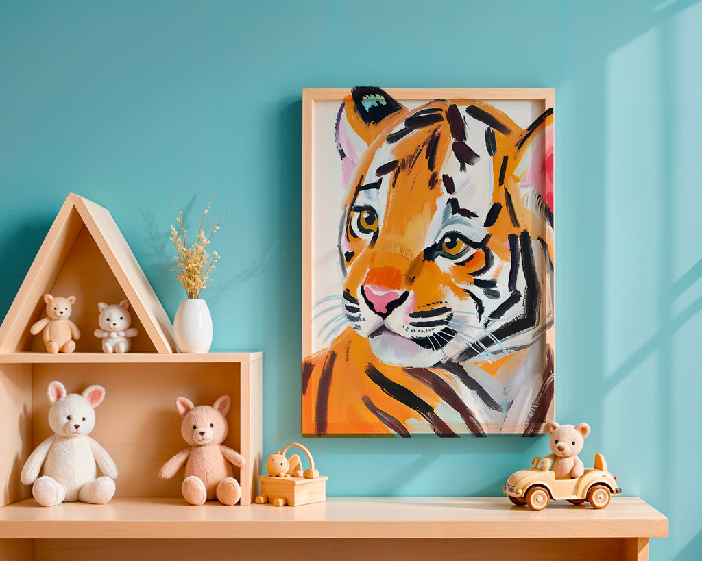 Obraz tygrys ilustrace portrét – Product2