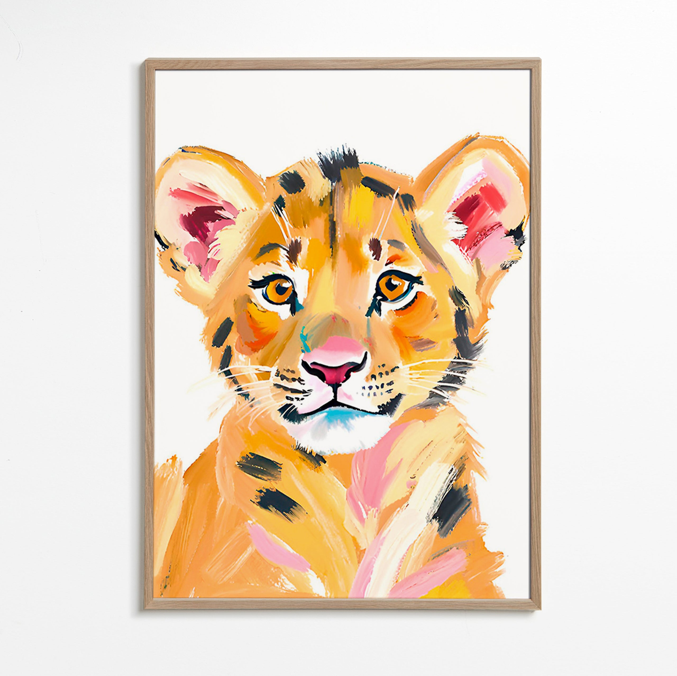 Dílo tygří mládě ilustrace – Oak Frame