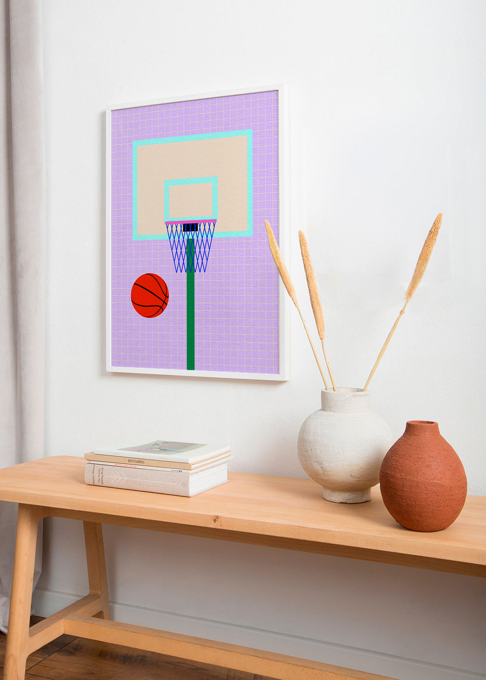 Sportovní obraz ilustrace basketbalového koše – Product1