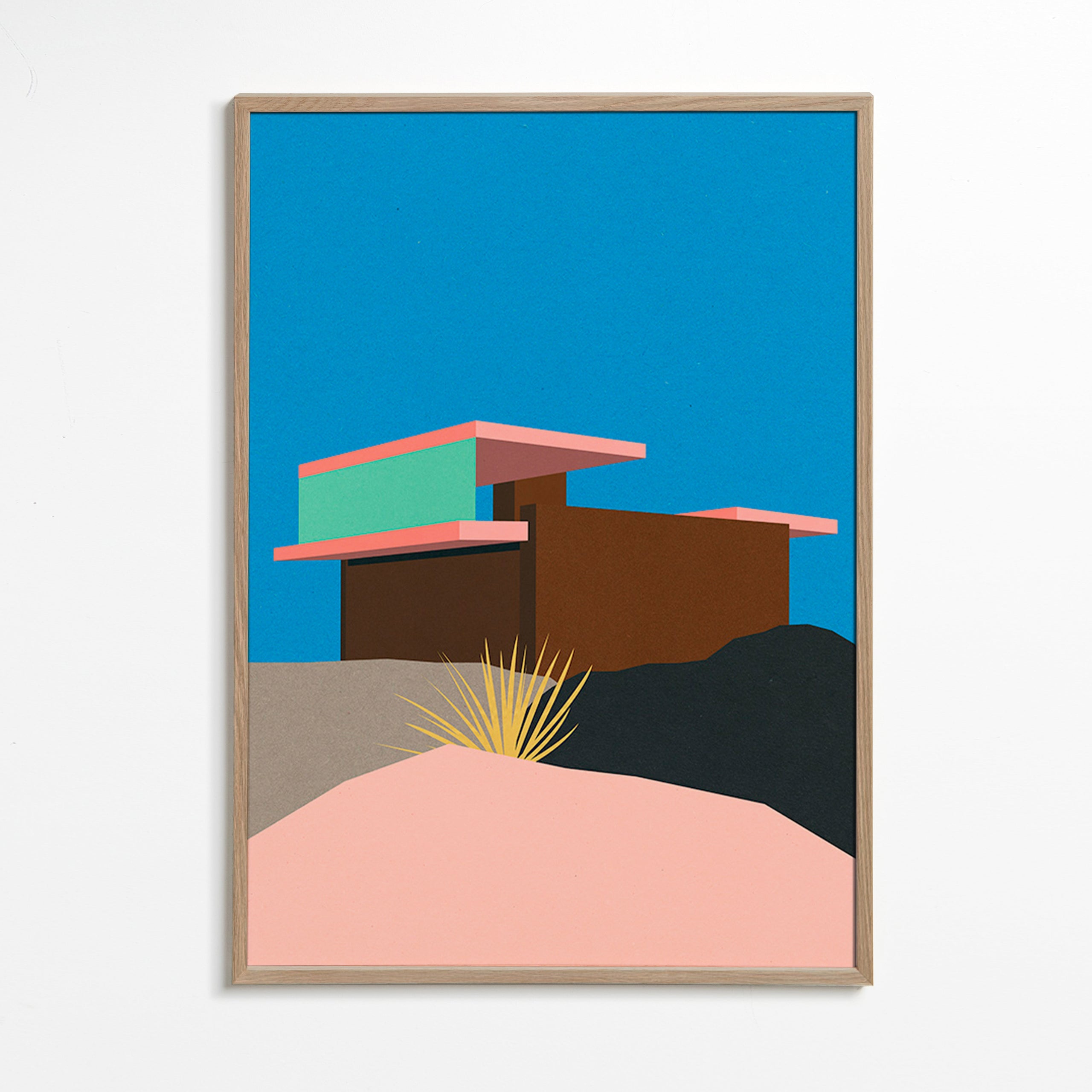 Ilustrace pouštního domu – Oak Frame