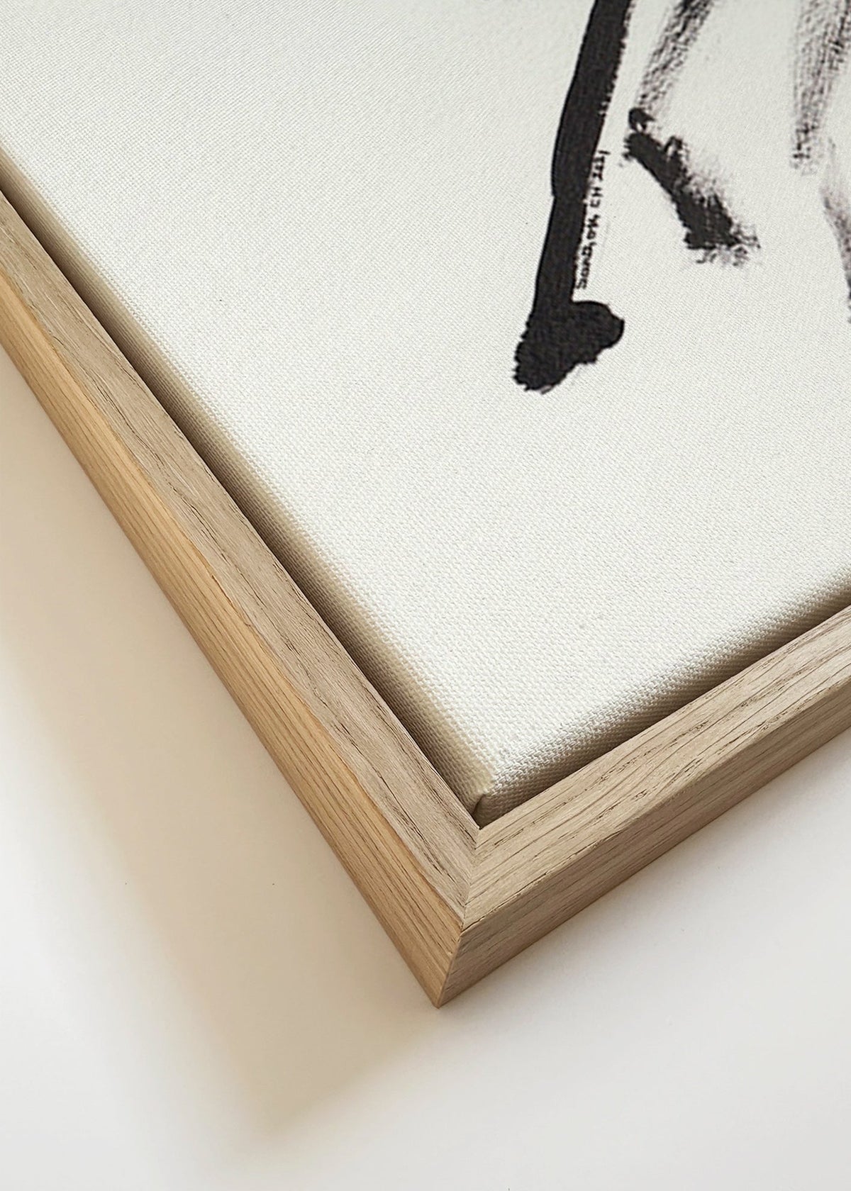 Obraz koní v inkoustu – Canvas detail