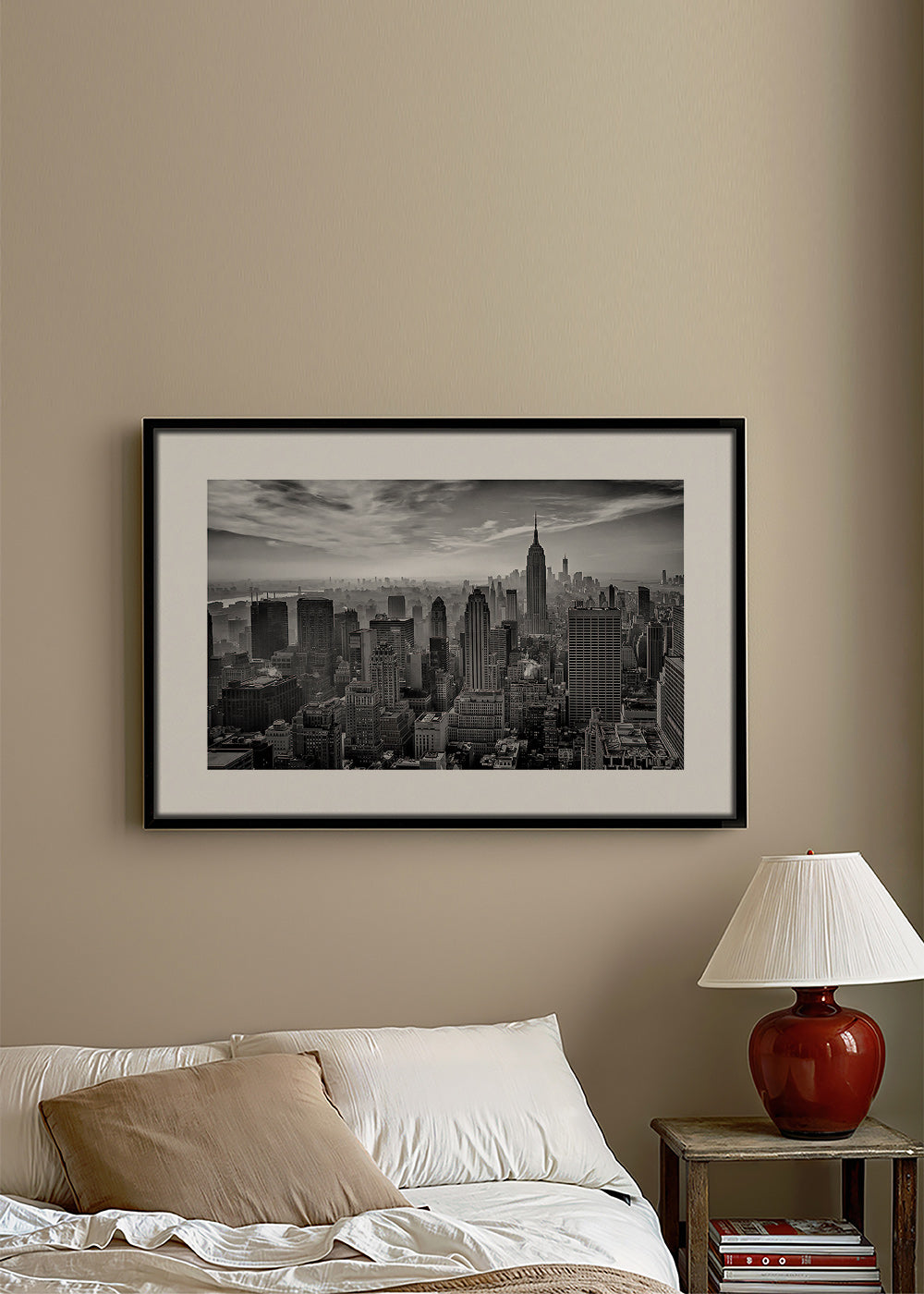 Obraz do kuchyně Manhattan v černobílém provedení – Canvas2