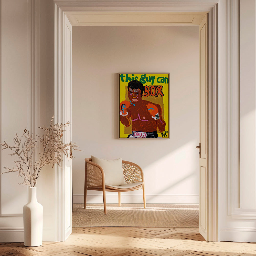 Sportovní obraz boxer ilustrace – Canvas1