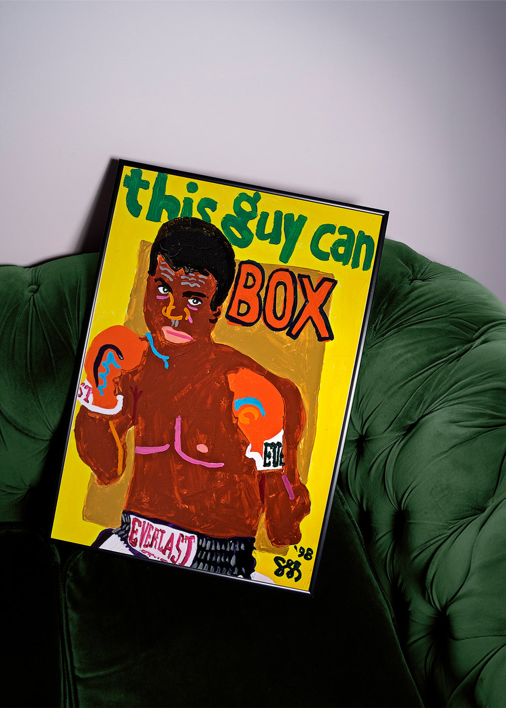 Sportovní obraz boxer ilustrace – Product2