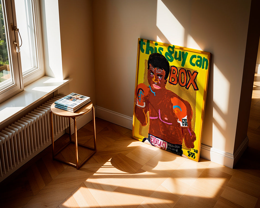 Sportovní obraz boxer ilustrace – Product3
