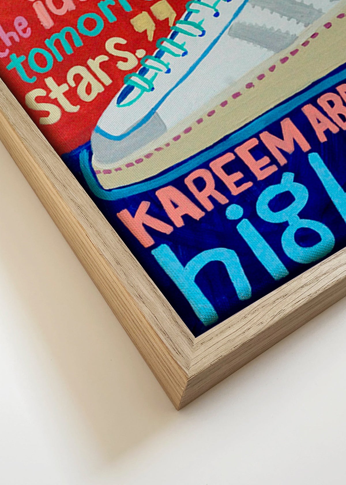 Obraz do kuchyně High Tops s vintage typografií – Canvas detail