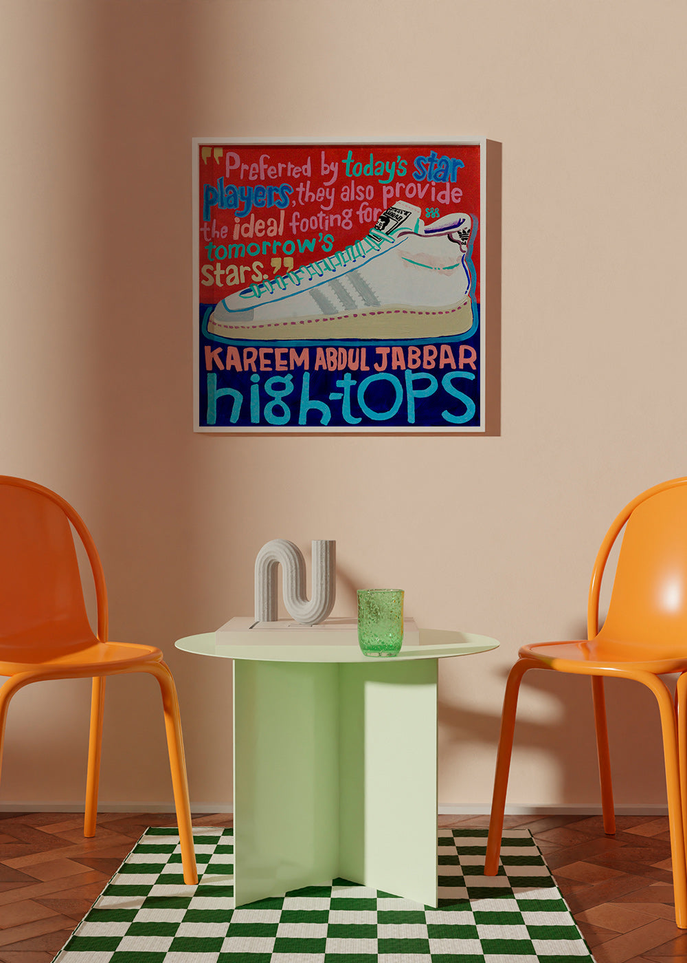 Obraz do kuchyně High Tops s vintage typografií – Product3